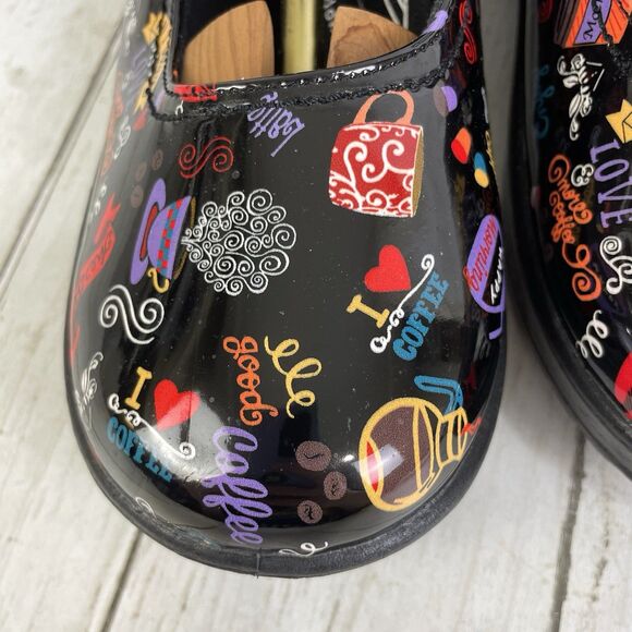 Easy Works by Easy Street Clogs Mary Janes Nurse Shoes Size 9 ~ Letsee Coffee - Picture 4 of 10